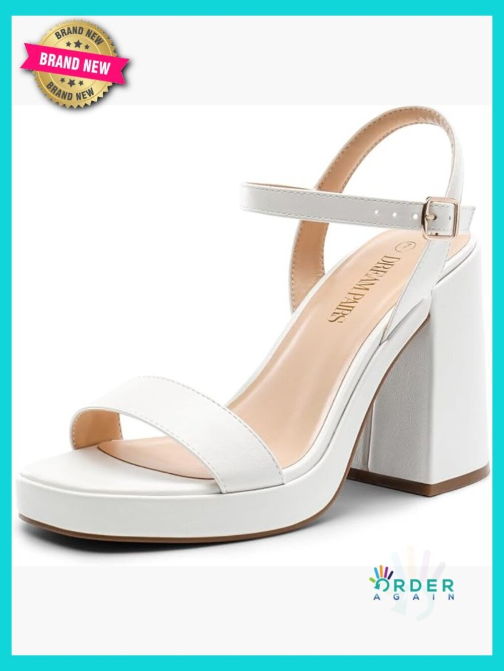 Block Chunky Platform High Heels Ankle Strap Dress Pump Sandals